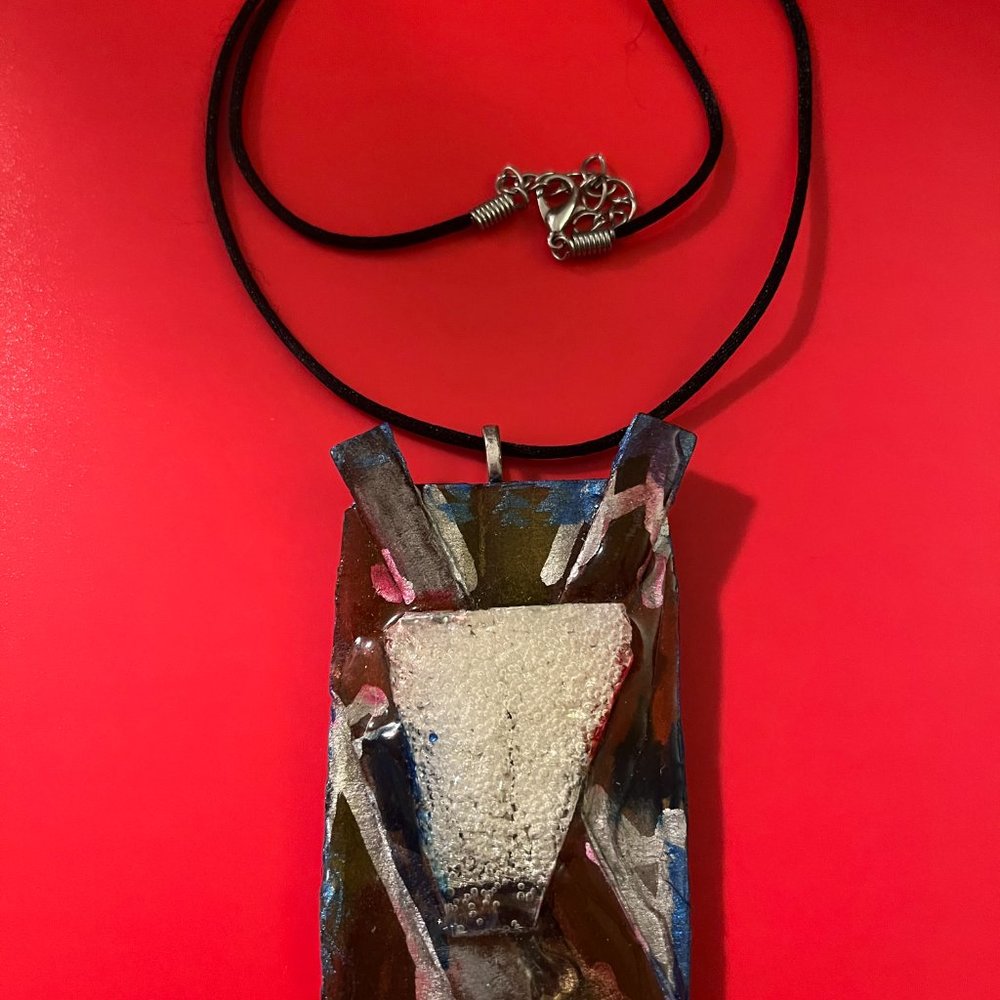 One of a Kind Seashell Boho Rare Unique Vintage Reversible Handmade Necklace - Picture 16 of 16